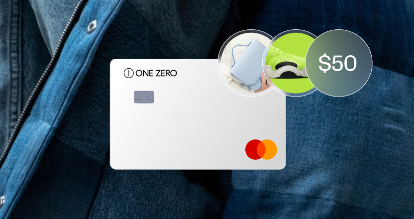 רק בבנק ONE ZERO מקבלים $50 מתנה לשופינג אונליין וחוסכים בעמלות המט״ח